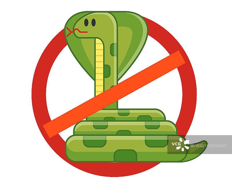 禁止毒蛇定义有毒危害解毒剂图片素材
