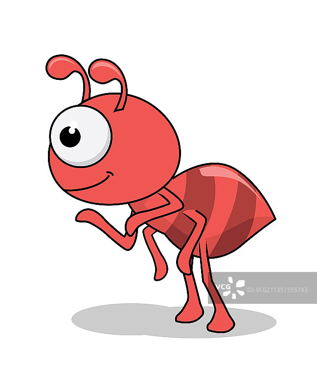 卡通蚂蚁可爱的昆虫动物形象图片素材