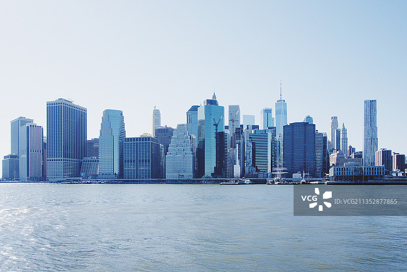 纽约城市景观，天际线，曼哈顿-股票照片图片素材