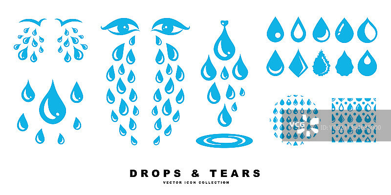 水滴符号水滴符号水分符号图片素材
