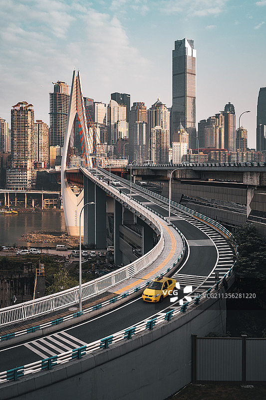 重庆千厮门大桥图片素材