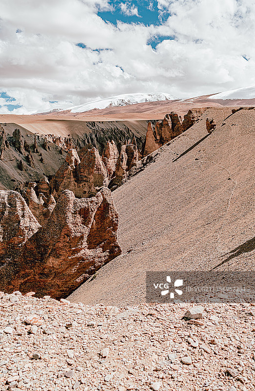 西藏日喀则奇林峡图片素材