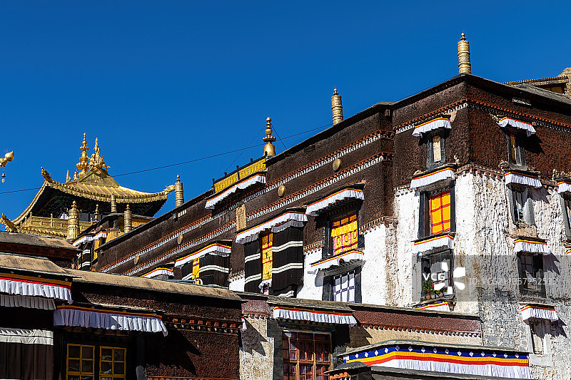 西藏日喀则扎什伦布寺图片素材