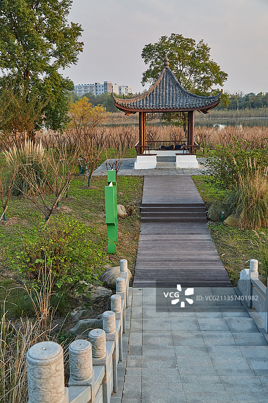 芜湖市三山区西湖湿地公园图片素材
