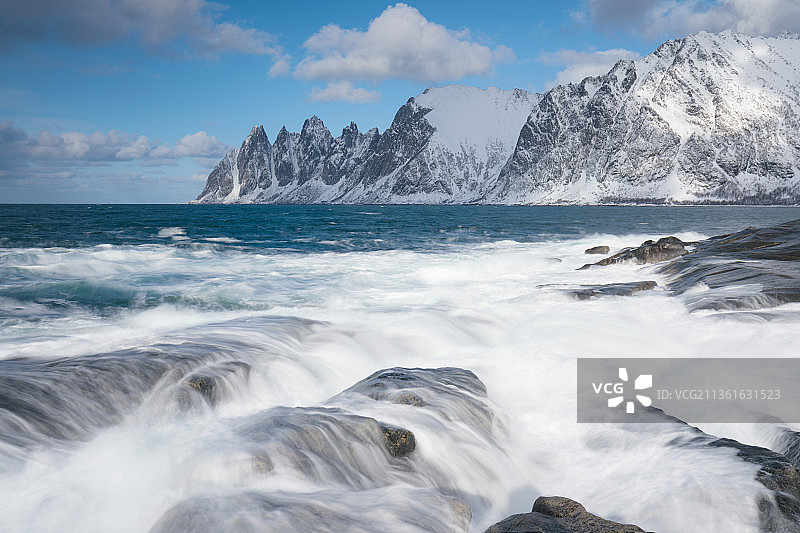 挪威，海天映衬的风景图片素材
