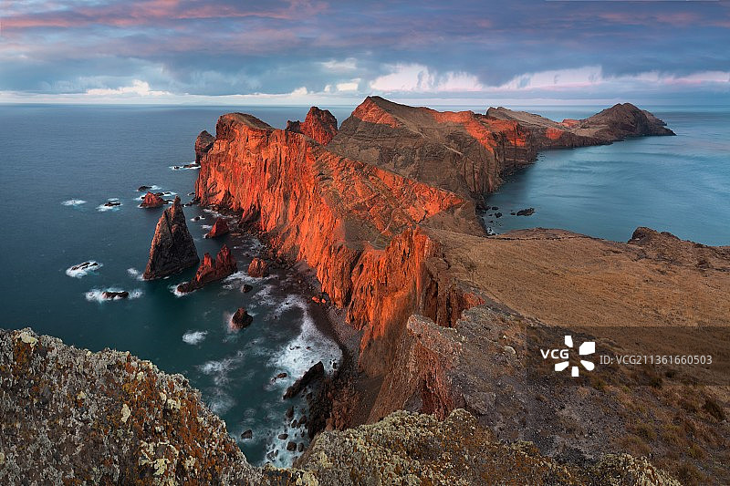 马德拉群岛，海天映衬的美景图片素材