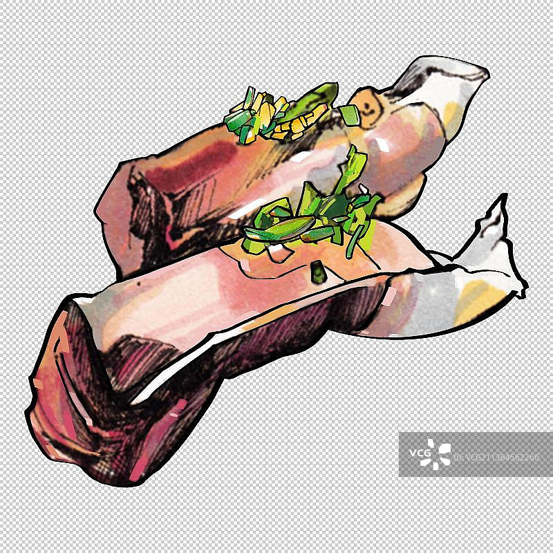 鲥鱼刺身一组新鲜海鲜水产品 美食食物餐饮菜单图片素材