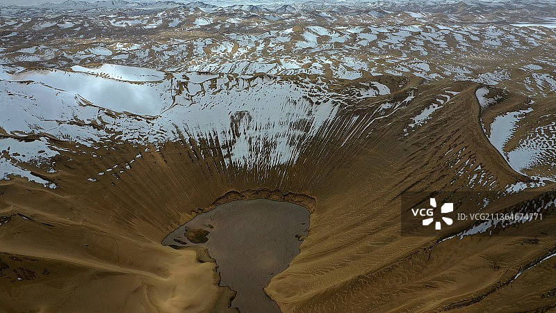 阿尔金山无人区高寒沙漠（海拔4200米）图片素材
