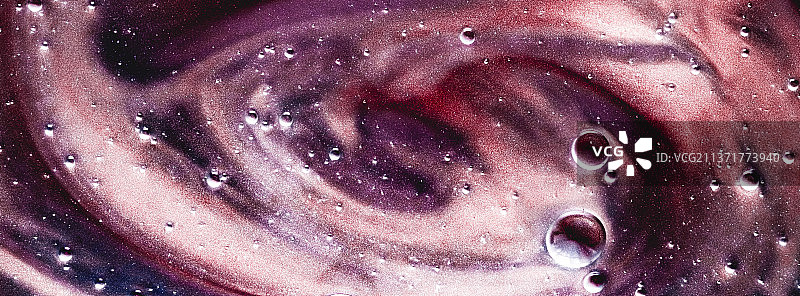 抽象液体横幅背景油漆飞溅和漩涡图案图片素材