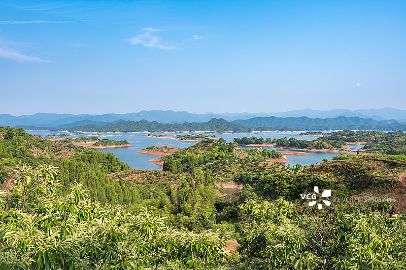 杭州千岛湖自然风景图片素材
