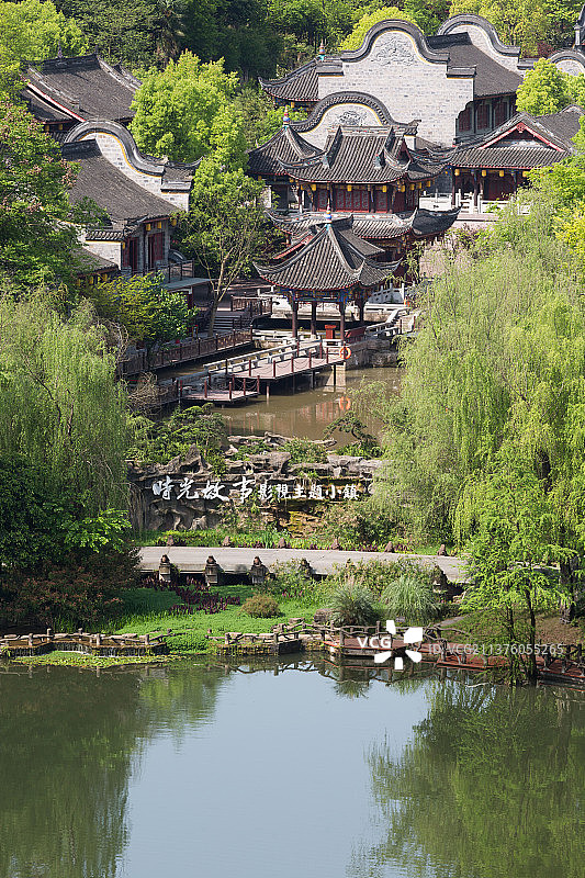 重庆秀湖公园主题小镇图片素材
