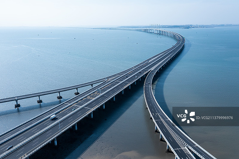青岛跨海大桥图片素材