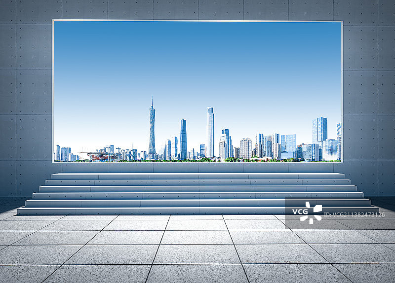 广州城市风光建筑空间图片素材