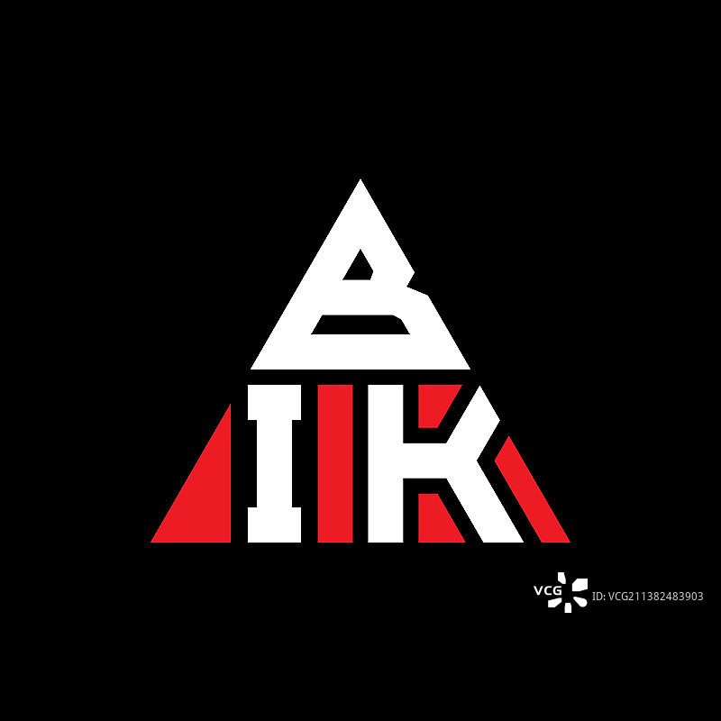 Bik三角形字母标志设计用三角形图片素材