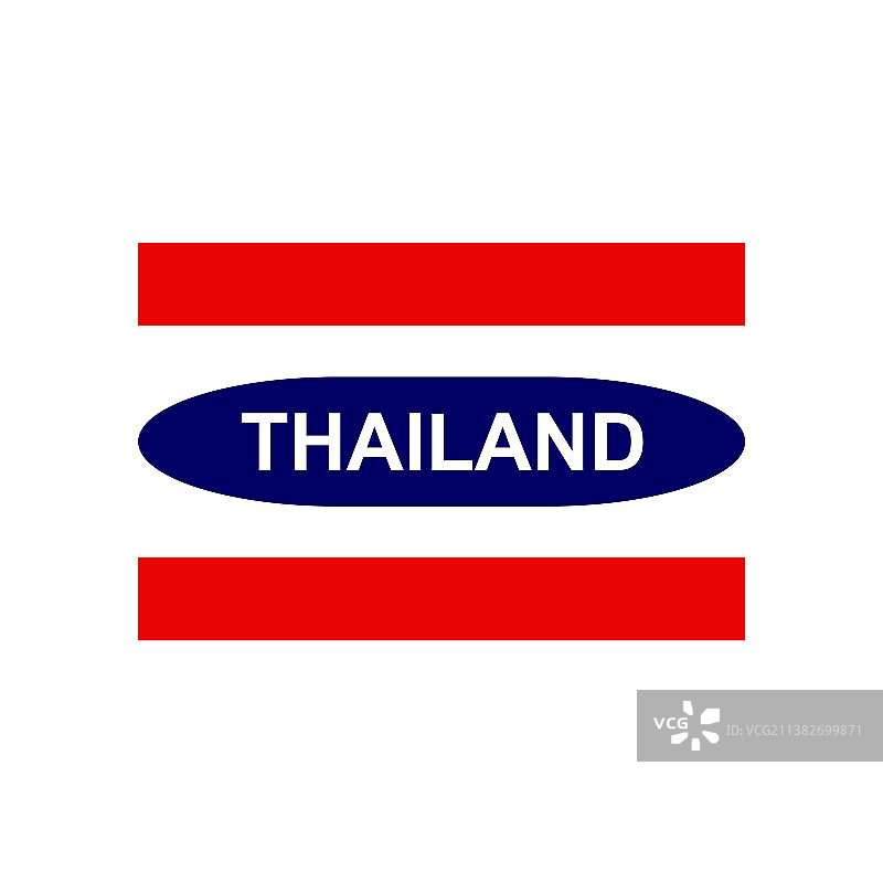 泰国制造产品标签上的徽标标志设计图片素材