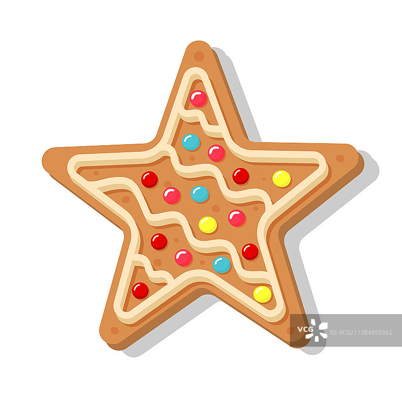 圣诞姜饼的明星图片素材