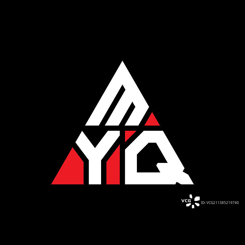 Myq三角形字母logo设计用三角形图片素材