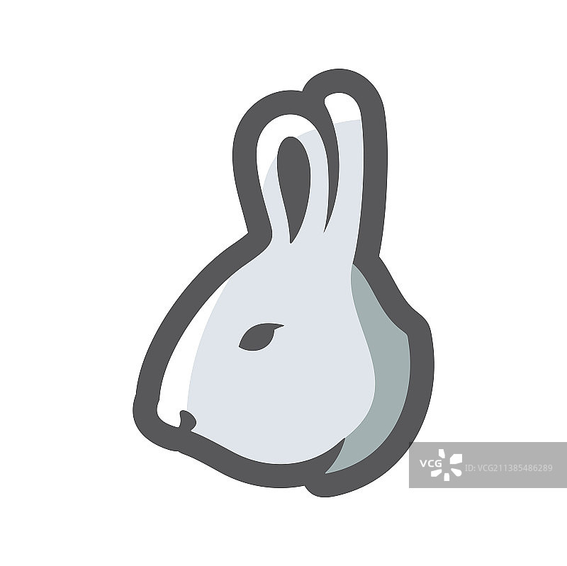 兔子农场动物图标卡通图片素材