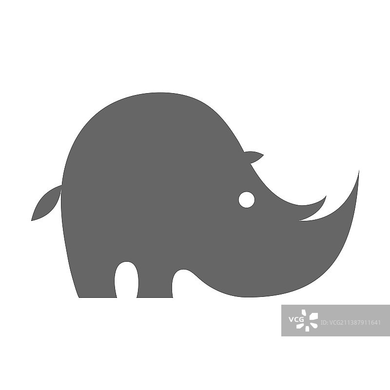 犀牛标志图标图形设计图片素材