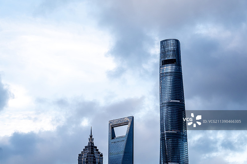上海中心大厦外立面图片素材