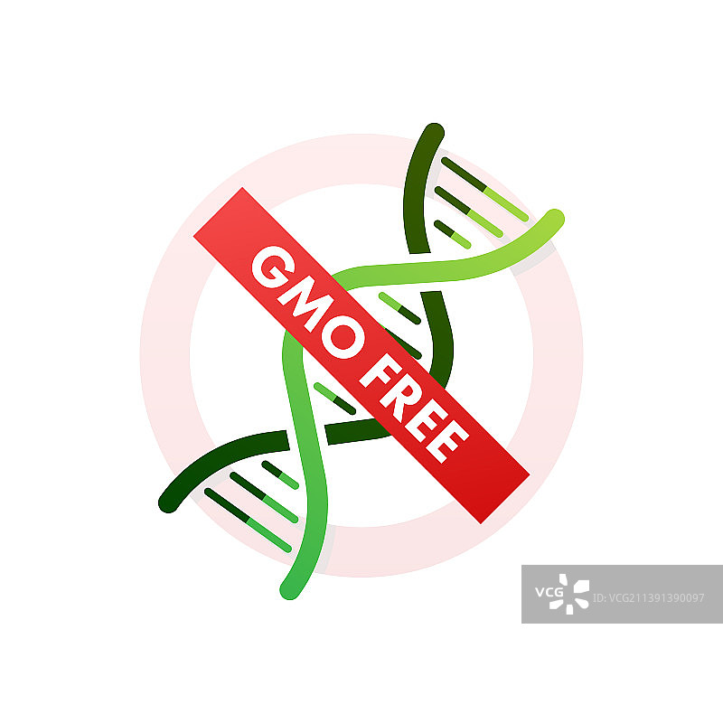 绿色转基因免费徽章标志图标图片素材