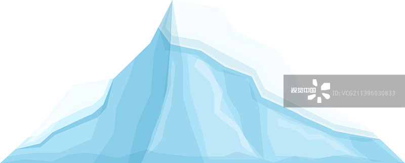 南极冰川图标卡通北方图片素材