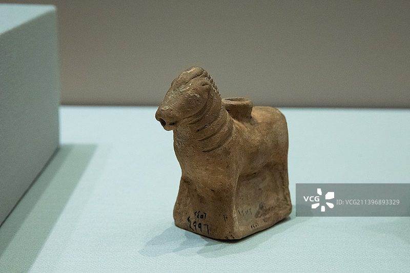 美索不达米亚文物陶马罗马时期大马士革国家博物馆图片素材