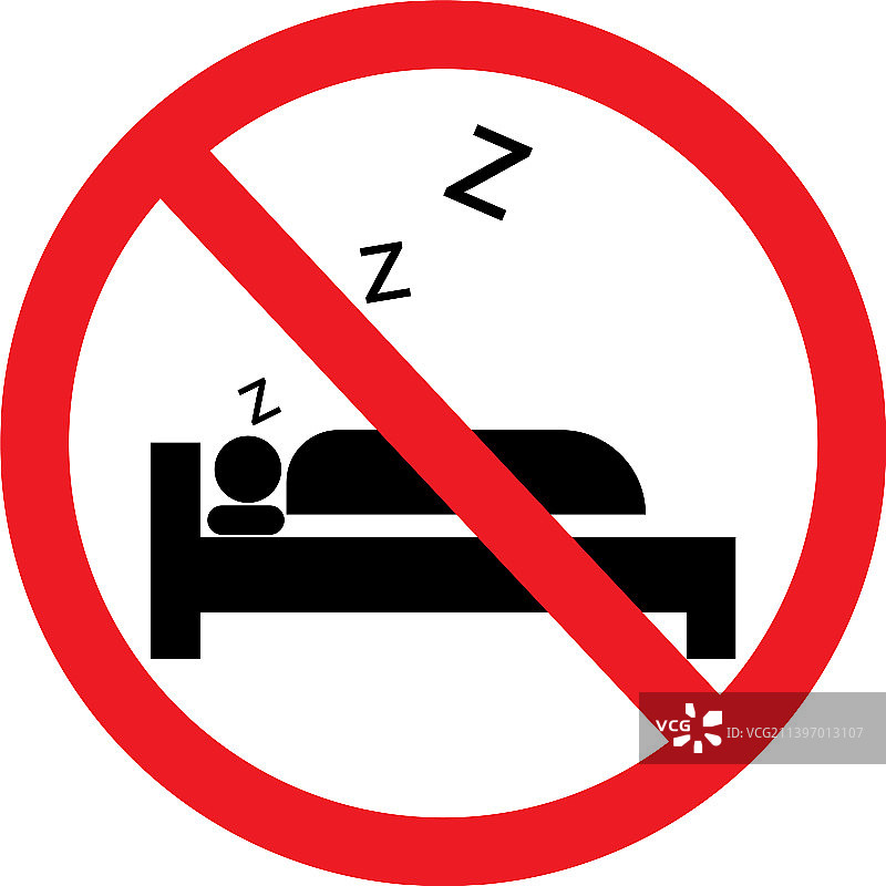 没有睡觉图标在白色背景睡觉是图片素材