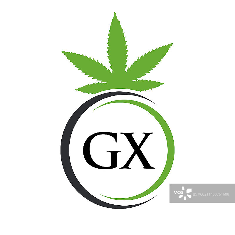 字母gx大麻标志大麻标志标志为图片素材