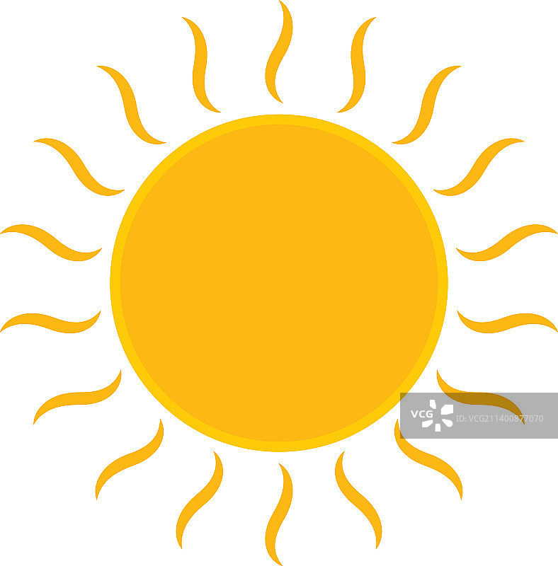 太阳-夏日的象征图片素材