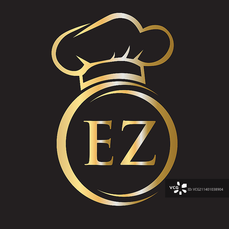 首字母ez餐厅logo模板图片素材
