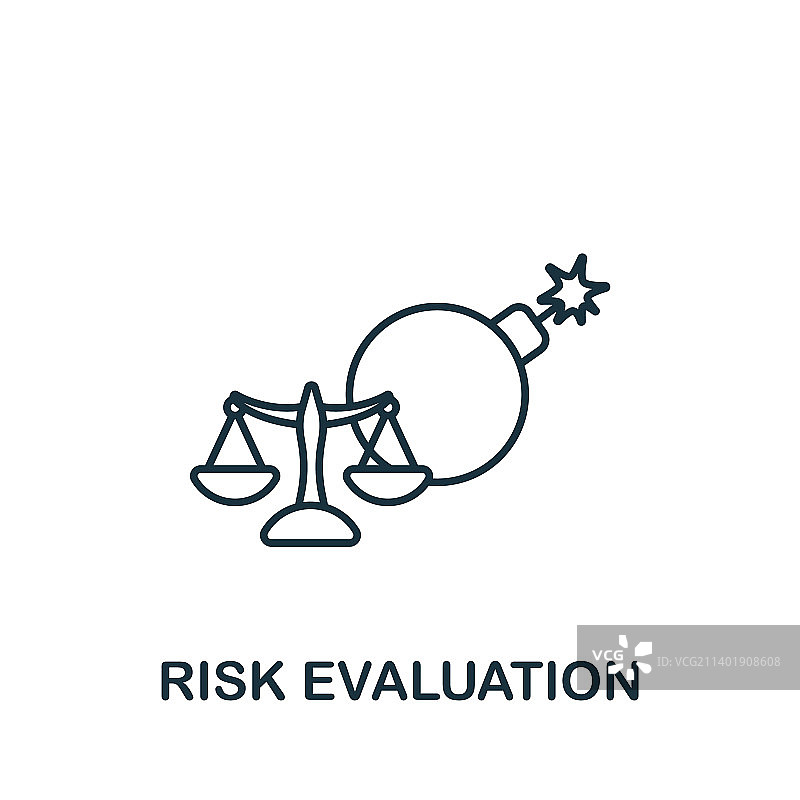 风险评估图标行简单保险图标图片素材