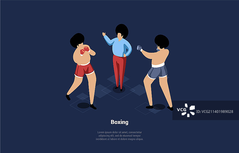 拳击和体育的概念和学院拳手和图片素材