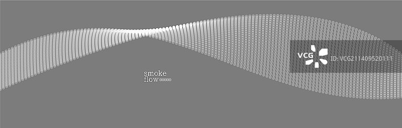 抽象的烟雾背景波流动的圆圈图片素材