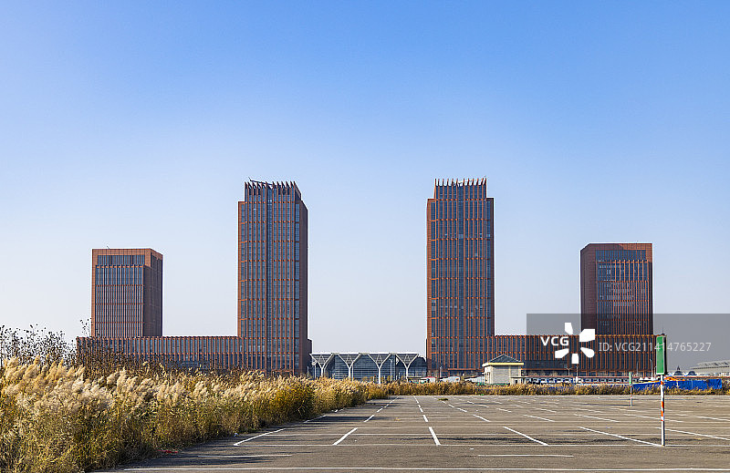 天津国际会展中心大楼景观图片素材