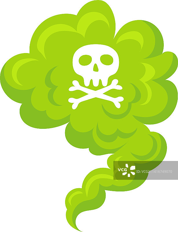 毒云绿色致命烟雾有毒蒸汽图片素材