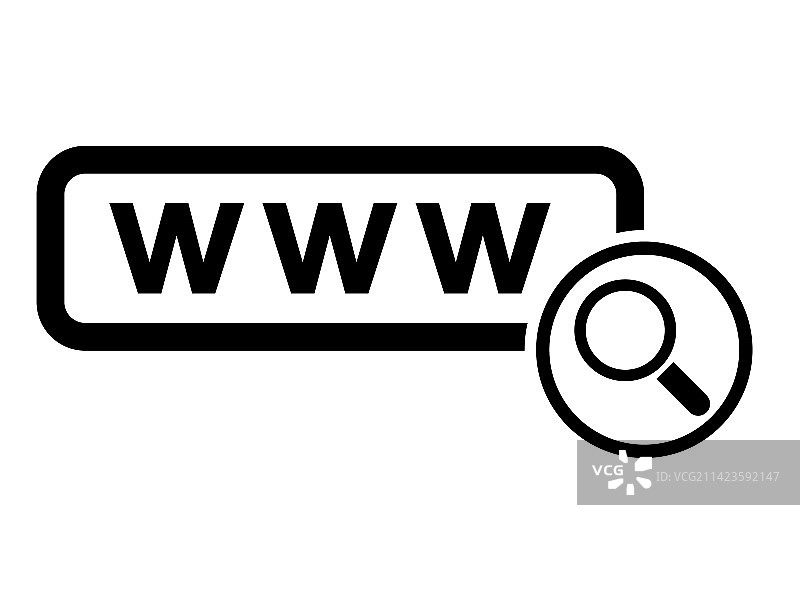 万维网图标WWW互联网网站的标志图片素材