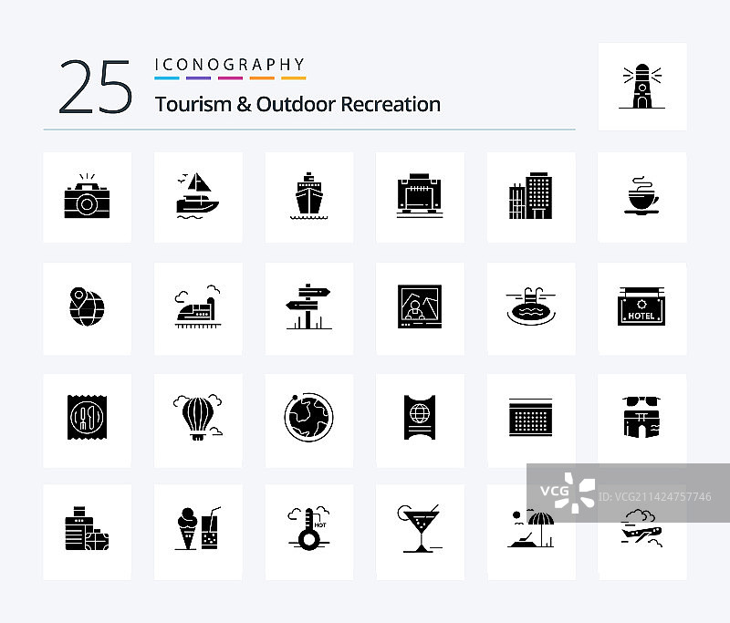 旅游户外休闲25实字形图片素材