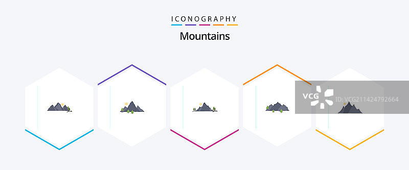 山25平图标包包括自然图片素材