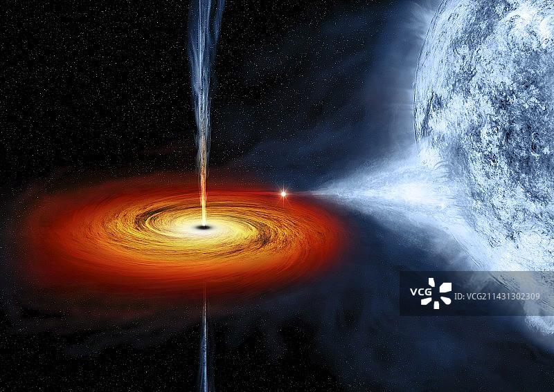 天鹅座X-1黑洞，插图图片素材