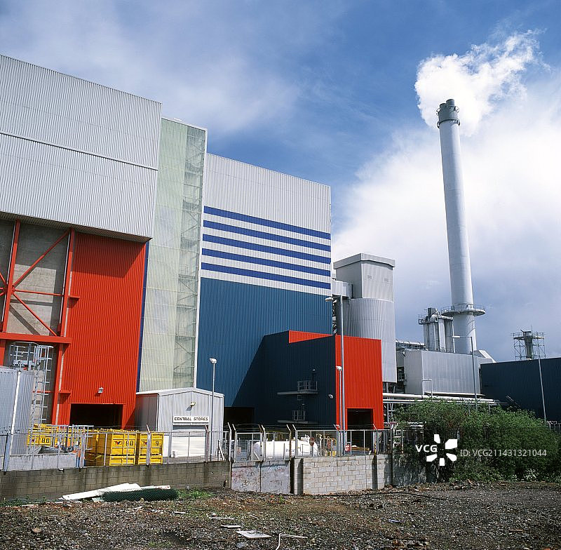 泰斯利废料厂能源，英国图片素材