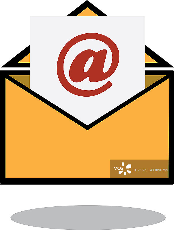 设计平面图标邮件或电子邮件图片素材