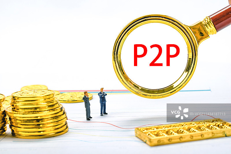 创意配图：P2P网络贷款图片素材
