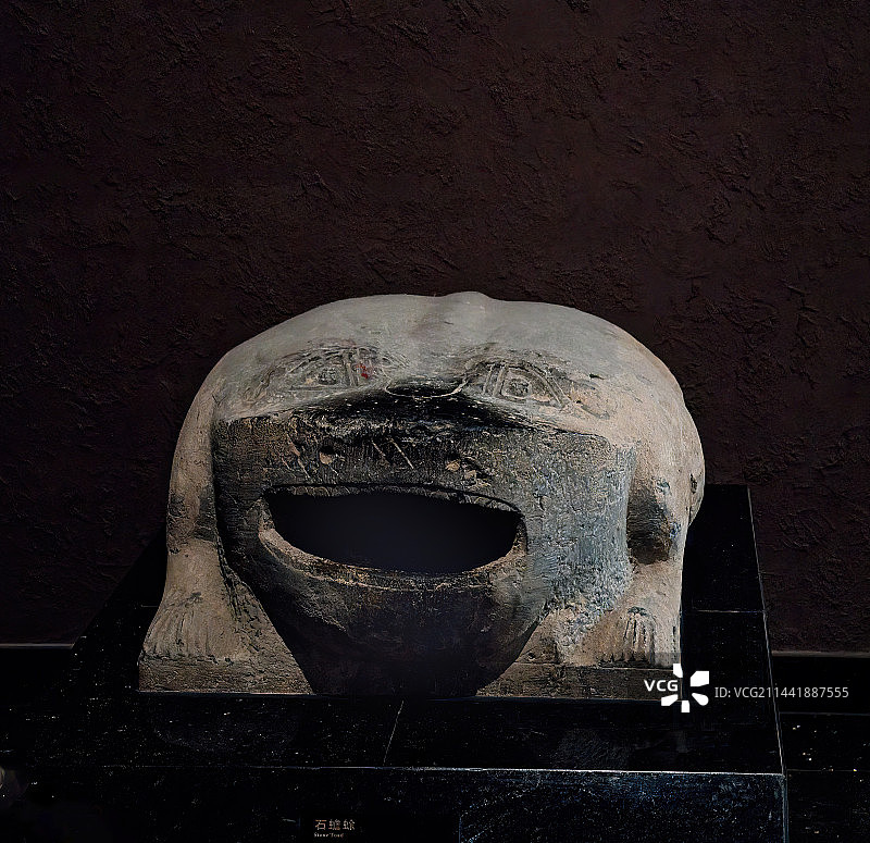 中国古代石雕，石蟾蜍图片素材