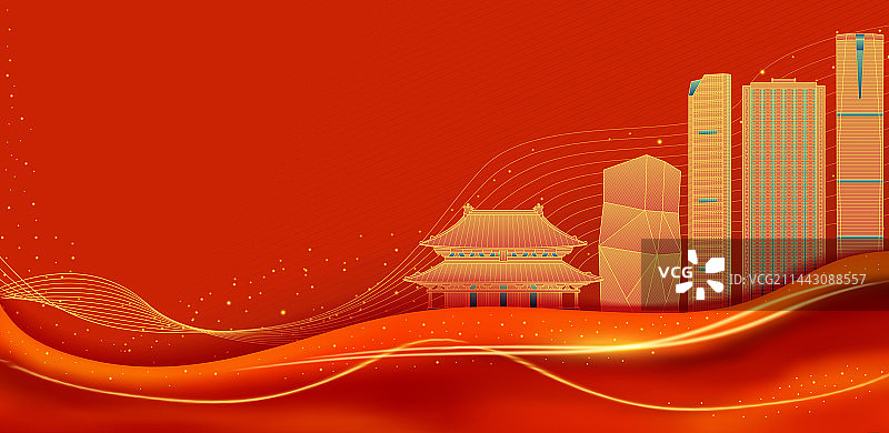 柳州红色建筑背景图片素材