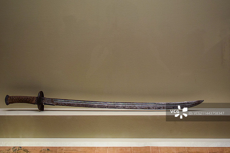 中国国家博物馆土尔扈特进贡的腰刀图片素材