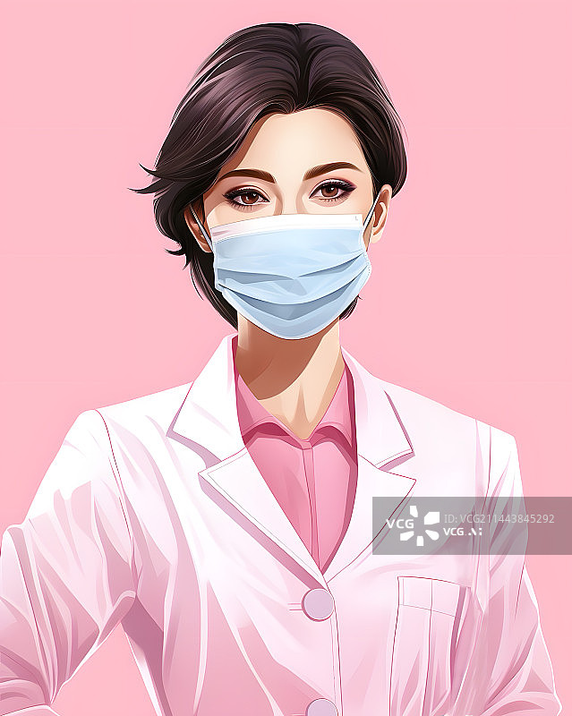 【AI数字艺术】医生医师护士人物形象图片素材