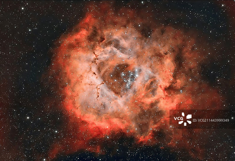 玫瑰星云（NGC 2237）图片素材