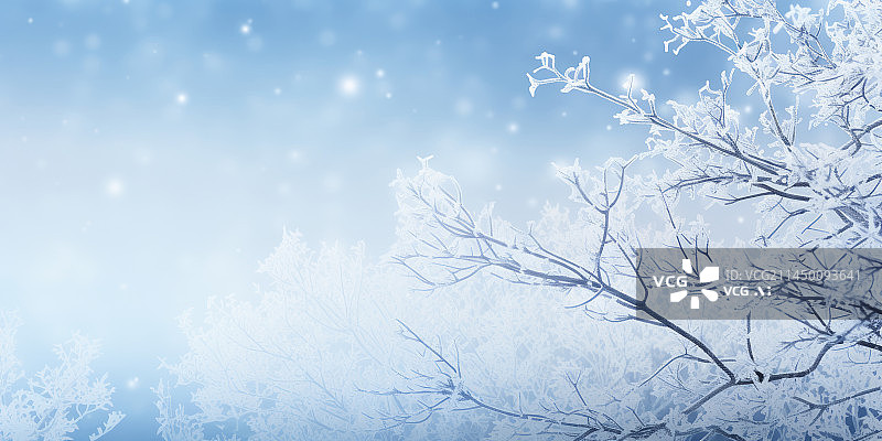 【AI数字艺术】冬天冰雪主题雪景雪花背景图图片素材