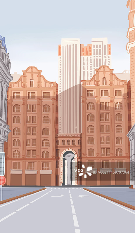 欧洲建筑插画细节插画时尚结晶插画风景插画城市插画图片素材